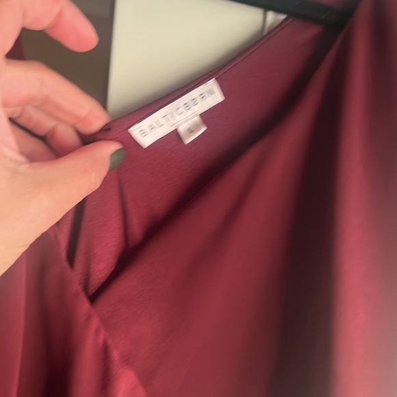 Baltic Born Burgundy Wedding Dress - Picture 8 of 14